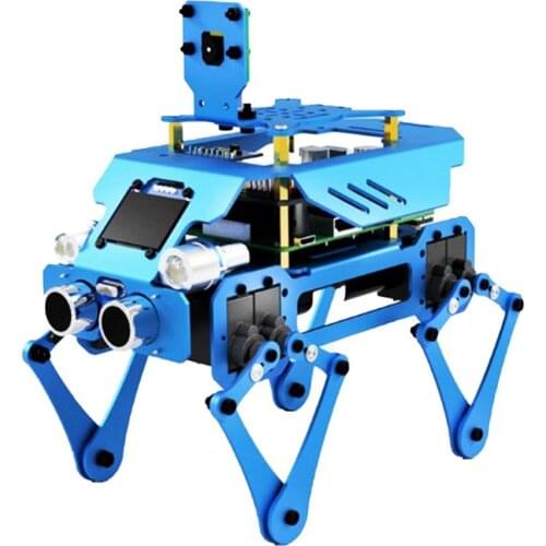 Science Education Programming Coupling Robot Three In One Stable Durable Aluminum Alloy Robot Dog Children Education Kids Gifts