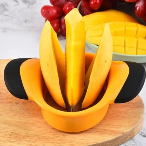Stainless Steel Mango Cut Kitchen Mango Splitter Fruit Peach Slicer Cutter Kitchen Stuff Kitchen Gadget Accessories