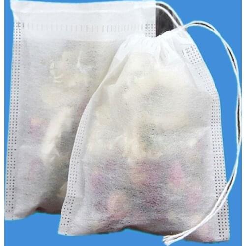 Thread-drawing Tea bag sealed filter non-woven disposable empty tea bag poaching stew filter chef vanilla spice coffee bag