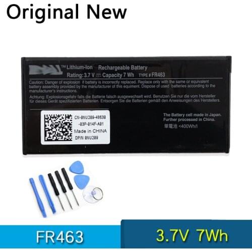 NEW Original FR463 Laptop Battery For Dell Perc 6i 5i NU209 XJ547 H700 H800 U8735 Integrated RAID Controller 3.7V 7Wh P9110