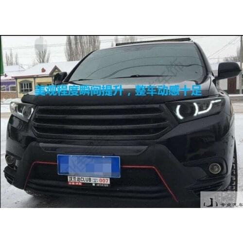 Fit for toyota highlander 2012-2014 carbon fiber car grill high quality