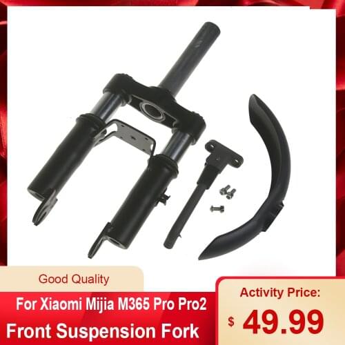 Scooter Front Suspension Fork Compatible With Xiaomi Mijia M365 Pro Pro2 Electric Scooter Front Tube Shock Absorption Parts