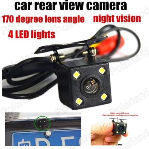 Parking Assistance System Universal HD 4LED Night Vision Car Rear View Camera Backup side 170 degree waterproof