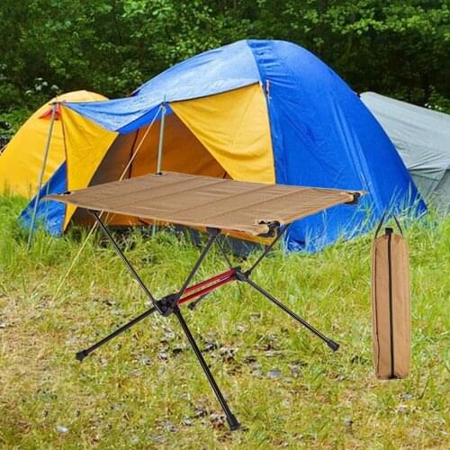 Camping Table Folding Table Aluminum Patio Furniture Waterpoof Fishing Beach Grill Cooking Station Desk Outdoor Picnic Cooking