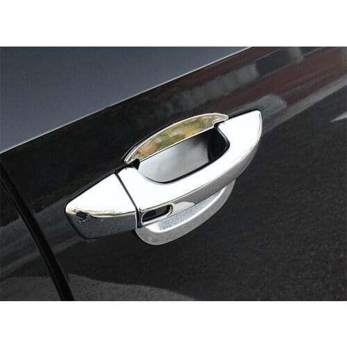 Car Styling For Volkswagen PASSAT B7 2011-2018 ABS Chrome Door handle Protective covering Cover Trim Door Handle Bowl