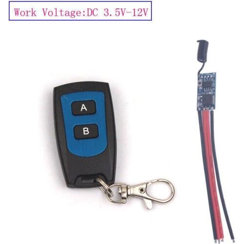 Sleeplion Smart Mini Wireless Relay Switch 3V 3.7V 5V 6V 7V 9V 12V Smart Remote Control Switch Module Micro Receiver 3V-12V