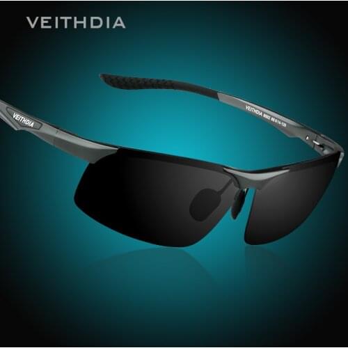 VEITHDIA Sunglasses Vintage Polarized Sunglasses Men Brand Male Sun Glasses Eyeglasses gafas oculos de sol masculino 6502