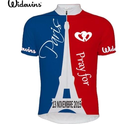 New Anniversary Team Cycling Bike Bicycle Clothing Clothes paris pray for Cycling Jersey Cycling Jersey Bicycle Bike Shirt 6501