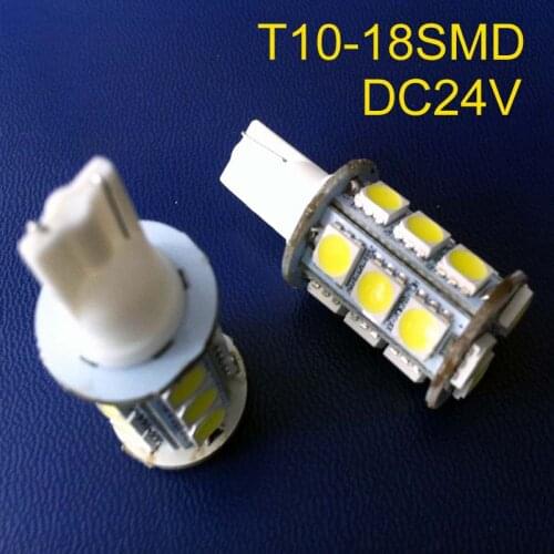 High quality T10 194 168 W5W 24V car led light,led rear light,T10 24v led car bulbs free shipping 50pcs/lot