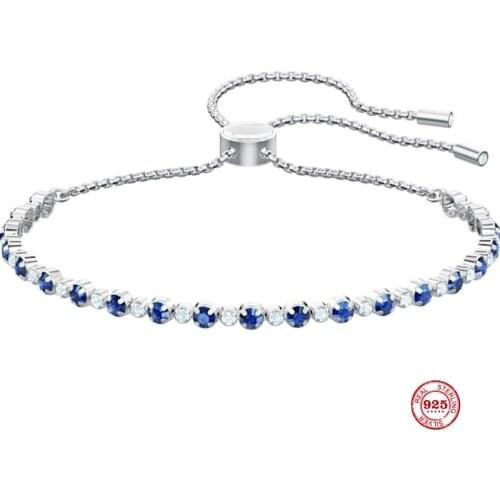 2020 New Fashion Charm Pure 925 Silver Original 1:1 Copy, Subtle Elegant Simple Wild Bracelet Female Luxury Jewelry Gifts