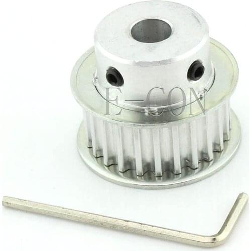 1pcs HTD5M24 Timing Pulley 24teeth Alumium Bore 5mm/6mm/6.35mm/8mm/10mm/12mm/12.7mm/14mm/15mm/17mm/20mm Teeth Width 16mm