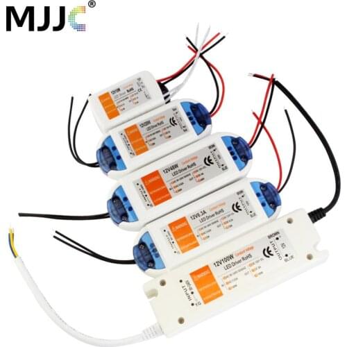 12V LED Driver DC 12 Volt Power Supply 18W 28W 48W 72W 100W Power Adapter Lighting Transformer 220V 12V 5V Power Supply