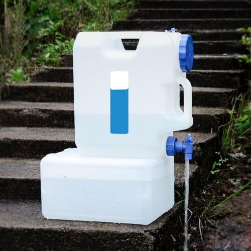 15 Liters PE Camping Water Reservoir Water Canister With Fixed Drain Cock/Water Spout Car Accessories Water Tank