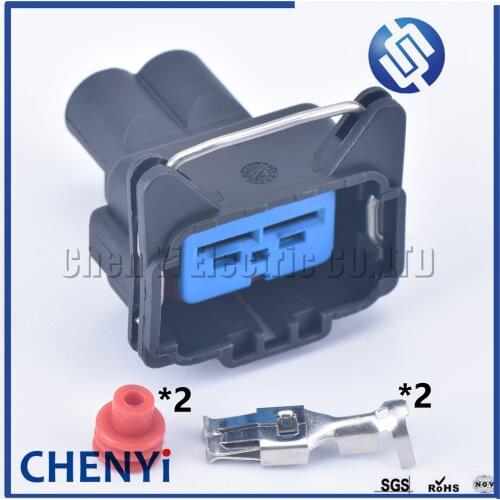 2 pin water tank electronic cooling fan plug, electronic fan plug 93BG-14489-KBA Automotive waterproof connector for Ford Mondeo