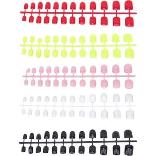 5Colors Fake Nails Long Pointed Wear Manicure Matte Stick on Nails Nail Art Press on Nails Drop Shipping Hot Sale