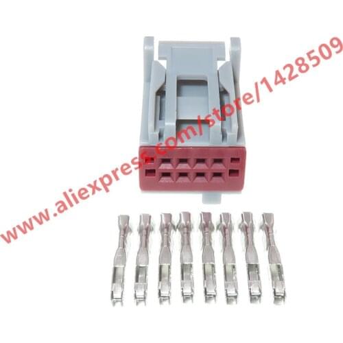 5 Sets 8 Pin Car Rear View Mirror Plug Reversing Camera Module Connector For Ford