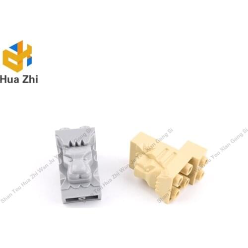 6PCS 30274 2 x 3 x 3 with Cutout and Lion Head Building Blocks Parts MOC DIY Education Build Toys Brick