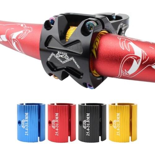 25.4mm To 31.8mm/ 31.8mm To 35mm Bicycle Handlebar Conversion Sheet Foldable Aluminum Alloy Bicycle Handlebar Spacers