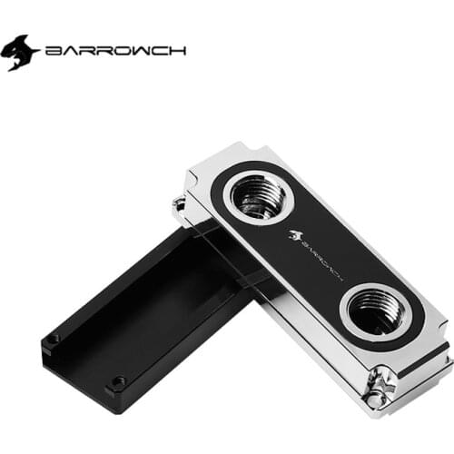 Barrowch hard drive water block covers 2280,22110 pcie sata m.2 m2 hard drive cooler silver, black FBM2280-PA water cooling
