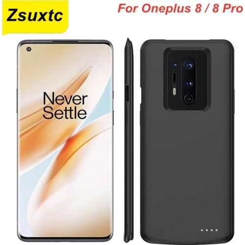 Battery Case For Oneplus 8 8 Pro 6800 Mah Cover Phone Battery Charger Case Power Bank For Oneplus 8 Pro Battery Case