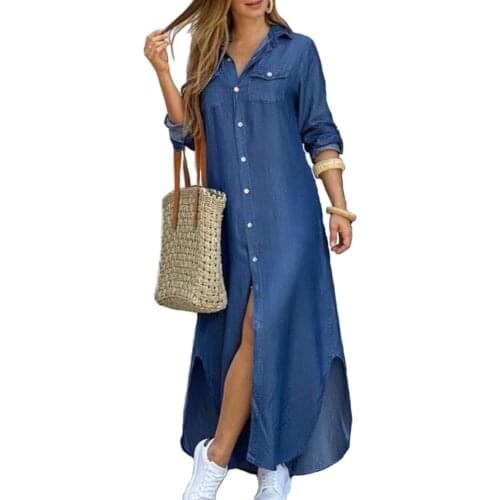 Длинные платья DenimCoLab China At AliExpress