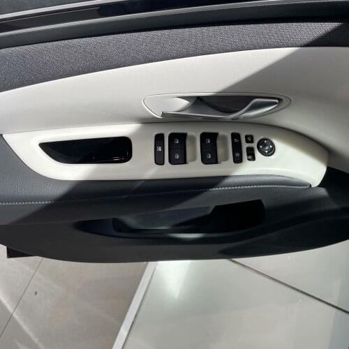 For Hyundai Tucson NX4 2021 2022 Inner Door Window Glass Lift Switch Button Cover Armrest Frame Panel Trims Car Accessories