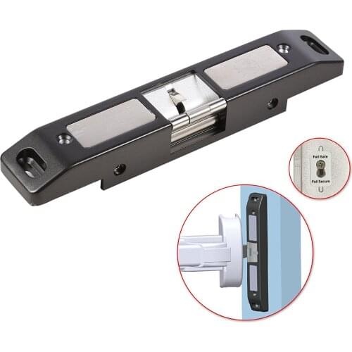 Electric Strike Lock NC/NO Mode for Push Bar Rod Fire Exit Device Emergency Door Access Control