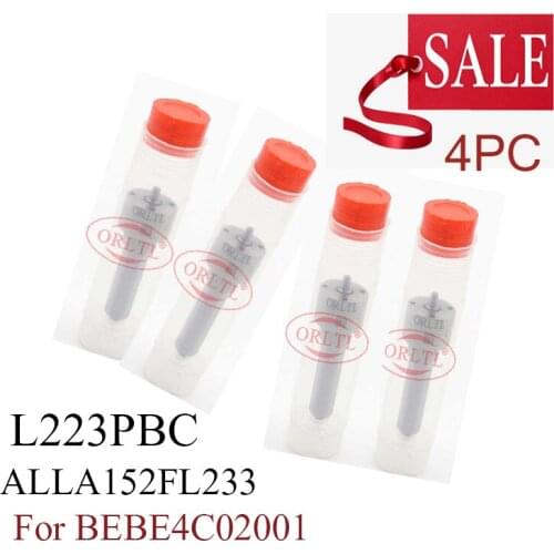 4 pieces L 223 PBC Nozzle L223PBC Spray Gun Injectors Nozzle ALLA152FL233 for Injection BEBE4C02001