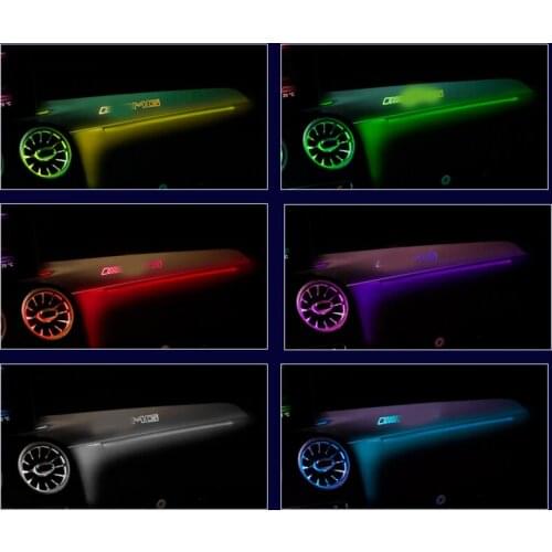 LHD For w205 Mercedes Benz C Class GLC 2015-2019 Atmosphere light passenger trim led light in Co-pilot ambient light stripes