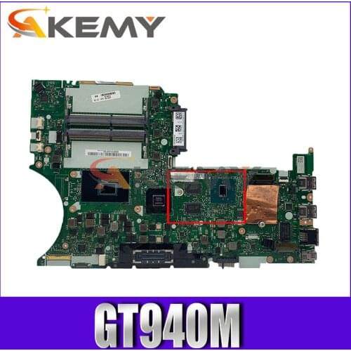 Laptop motherboard For LENOVO Thinkpad T460P Core SR2FU I7-6820HQ Mainboard 01AV866 01YR841 BT463 NM-A611 N16S-GTR-S-A2
