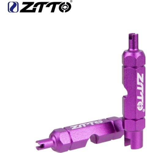 ZTTO MTB Bicycle Road Bike Multifunctional Valve Tool Schrader/Presta AV/FV Nozzles InnerTube Value Core Wrench Removal Tool