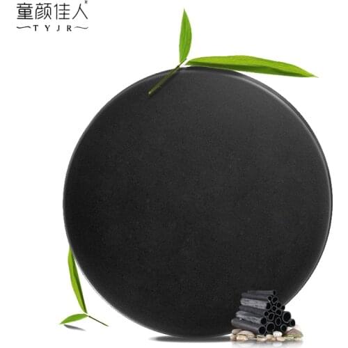 New Bamboo Charcoal Handmade Soap Acne Treatment Removal Pimple Pore Cleaner Moisturizing Face Care Wash Basis Soap TSLM1