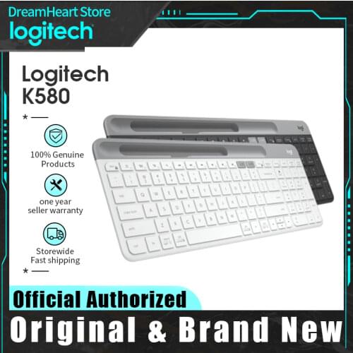 Logitech K580 Wireless Silent Ultra-thin Keyboard for Phone Tablet Computer Laptop Office