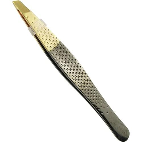 Slant Tip Tweezers Eyebrows Tweezer Clip Makeup Tools Hair Remover Design Facial False Eyelashes Forcep Eyebrow Beauty Tool Sale