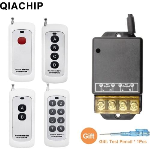 433Mhz Wireless RF Remote Control Switch 220v 110v 30A Relay For Factory Farm Motor Starter Water Pump Exhaust Fan Lights ON/OFF