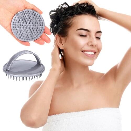 Anti-dandruff Shampoo Comb Brush Hand held Washing Scalp Bath Spa Massage Shower Brush Supplies Head Hair Cleaning Brush Tools