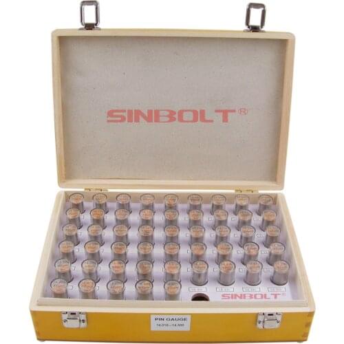 Sinbolt Pin Gauge Set,14.010mm--15.000mm(Interval: 0.01,100pcs)+Pin Gauge Handle,fast delivery