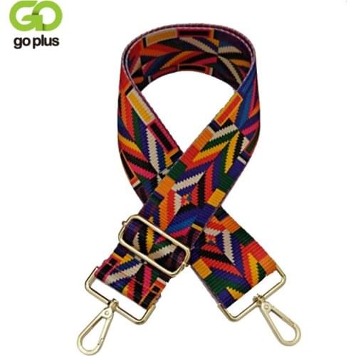 GOPLUS 2020 Crossbody Bag Strap High Quality Canvas Colorful New Arrivals Wide Handbag Strap Fashionable Decoration for Bag