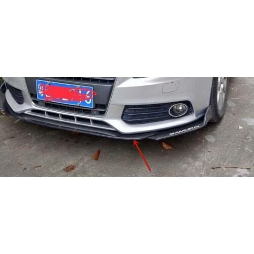Carbon Fiber Look/ Black Universal Car Front Bumper Lip Body Kits Splitter Diffuser For BMW For Benz For Audi For VW For Subaru