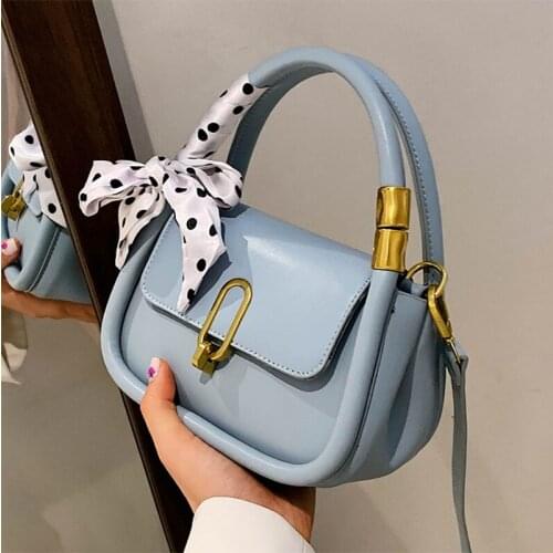 Vintage Crossbody Bag for Women 2021 Trend Brand Design Shoulder Bag Lady Fashion Casual Simple Solid Color Exquisite Handbag