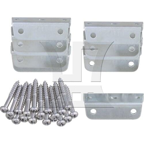 Yibuy Silver Metal Tremolo Bridge Claws & Mounting Screws Electric Guitar Parts
