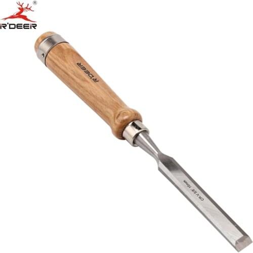 Woodwork Chisel 5/8''/16mm Wood Carving Chrome Vanadium Flat Chisel Handmode Graving Knife Woodworking Tools