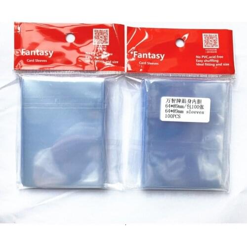 1-800pcs 64*89mm Card Sleeves Cards Protector Barrie for magical the Pokmen tcg board game sleeves GYH star cards