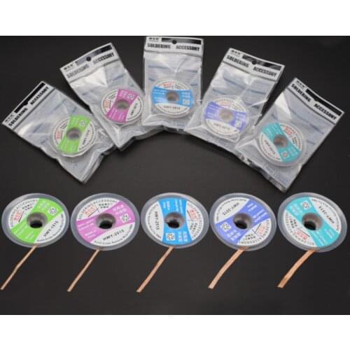 1pc HWY-1515/2015/2515/3015/3515 Soldering Wire Braid Desoldering Pump Welding Sucker Remover Cleaner