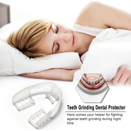 2PCS Food Grade Bruxism Splint Boxing Silicone Teeth Brace Adults Children Anti-Molar Braces Mouth Guard