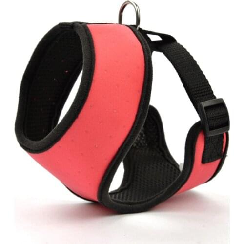 2018 NEW Pets Adjustable Soft Pets Harness Dog Puppy Vest Breathable Walking Harness Collar Bright Colors