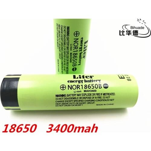 2019 100% New Original NCR18650B 3.7 v 3400 mah 18650 Lithium Rechargeable Battery Flashlight batteries