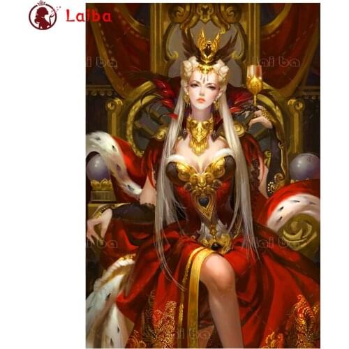 Diy Diamond Painting Fantasy classic, sexy queen Diamond Embroidery Full square round drilling 5d Diamond Mosaic kits