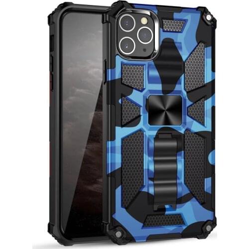 Armor Shockproof Camouflag Phone Case For Samsung Galaxy S21 Note 20 S20 Ultra A32 A51 A71 S21 S20 Plus A72 Magnetic Ring Couqes