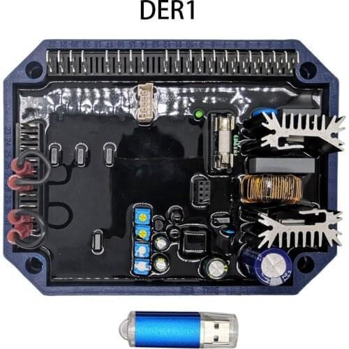 Digital AVR Type Automatic Voltage Regulator AVR DER1 for Mecc Alte Power Generators Free Shipping kubota 220V 380V 400V